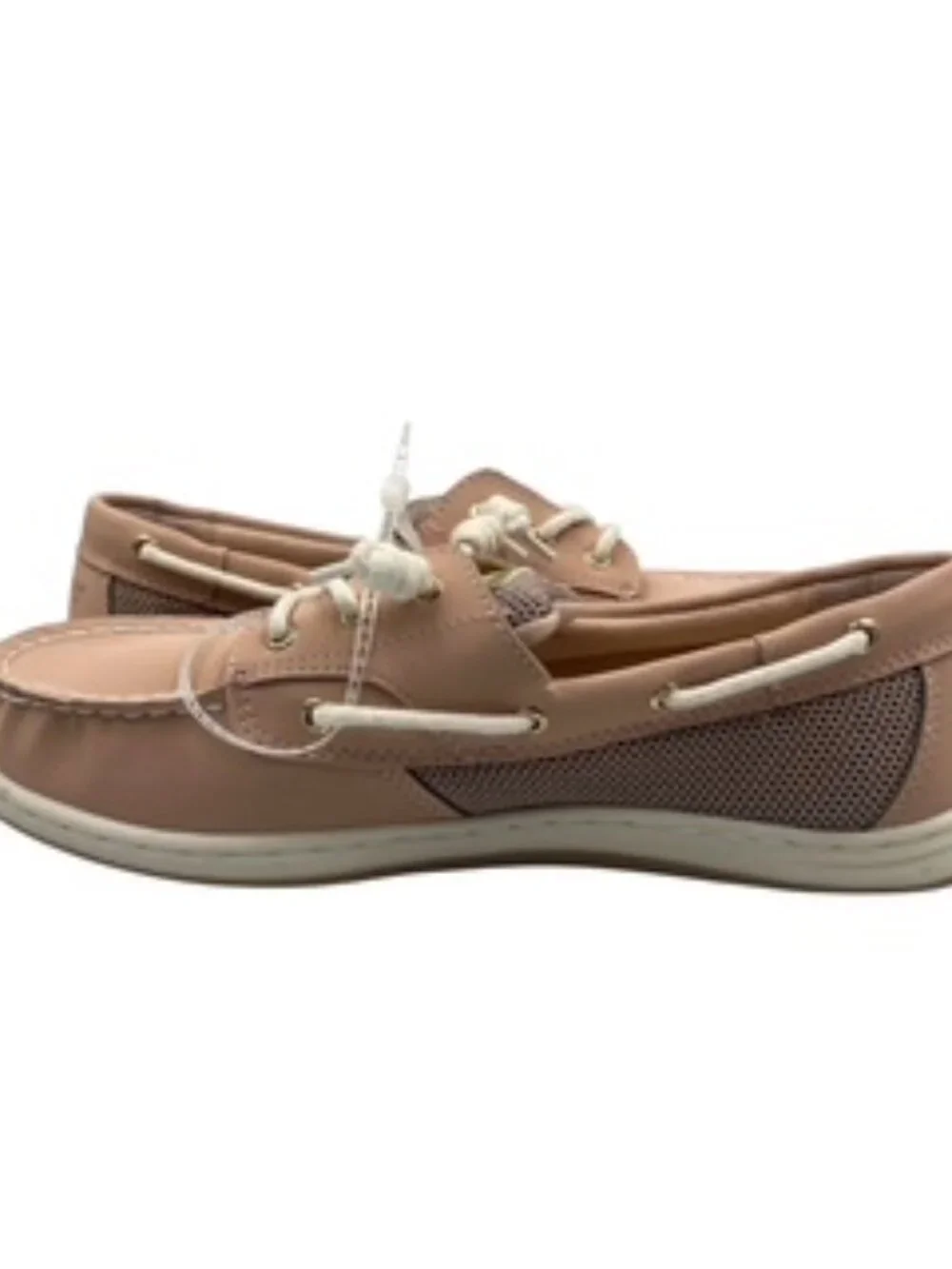 New Sperry Shorerider 3-Eye Boat shoes women’s Sz 5 light pink slip-on NWOB
